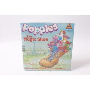 Popples The Magic Shoe Children's Book & Vinyl Record 1986 Vintage ~260427-WH 03